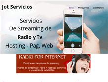 Tablet Screenshot of jotservicios.com